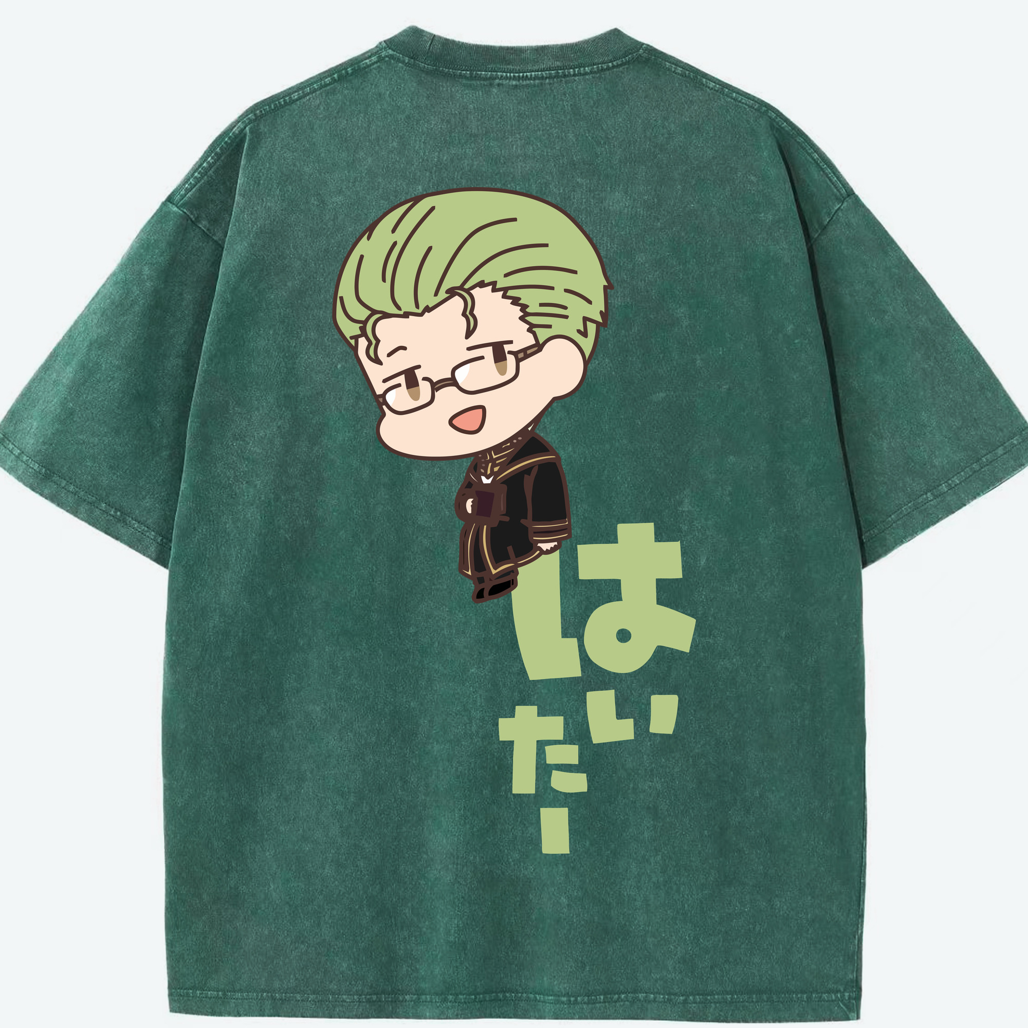 （画像用） 葬送のフリーレン Frieren 綿100% ヴィンテージ風 半袖Tシャツ（背面プリント）